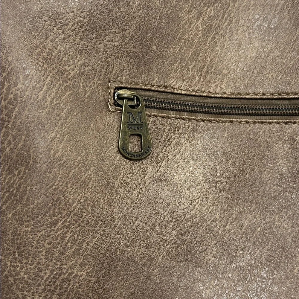 Montana West Brown and Bronze One Strap Bag